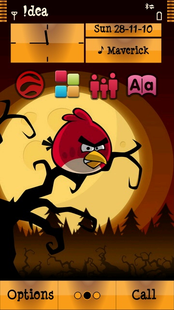 Angry Birds S^3 Symbian^3 Themes for Nokia N8 Nokia C7 Nokia C6 01 and Nokia E7